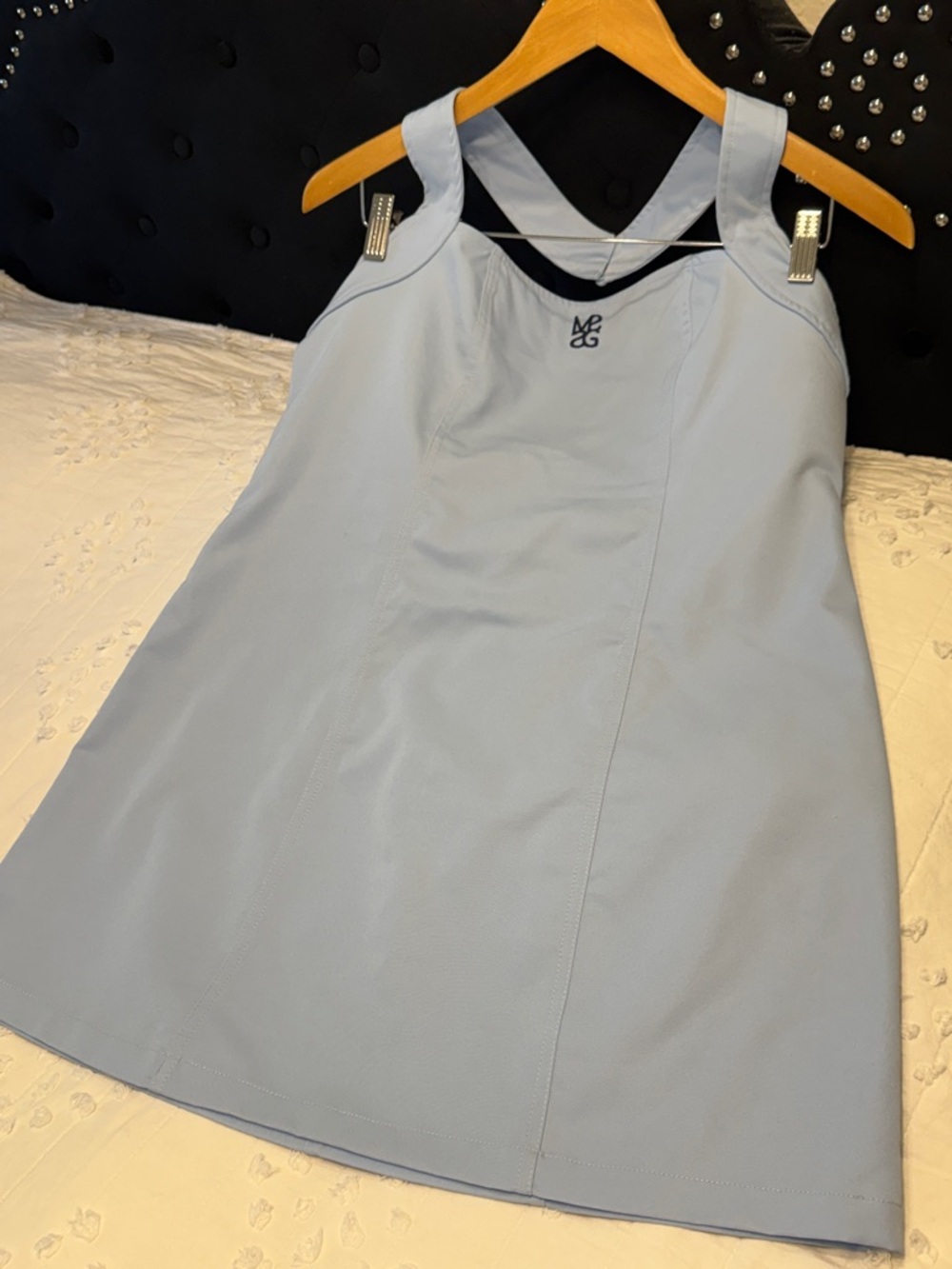 Missguided Light Blue Halter Mini Dress